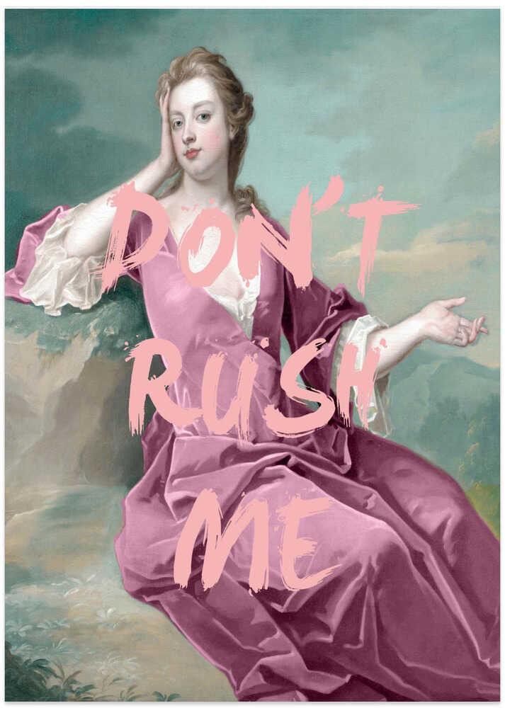 Dontrushmepink Ratio2x3 - Art Print by Talitha McQueen