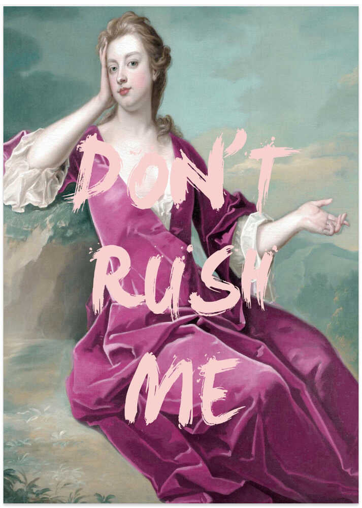 Dontrushmepurple Ratio2x3 - Art Print by Talitha McQueen