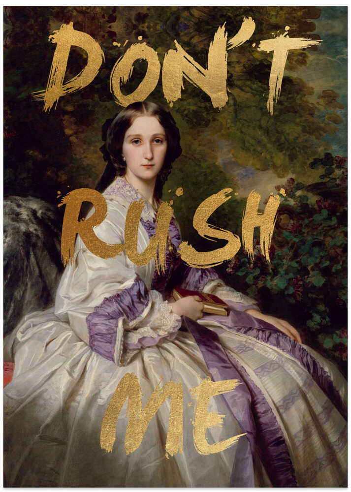 Golddontrushme Ratio2x3 - Art Print by Talitha McQueen