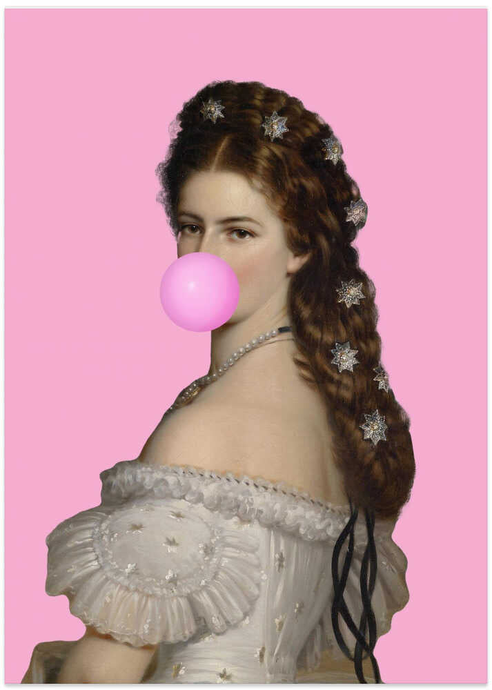 Sisipinkbg Ratioiso - Art Print by Talitha McQueen