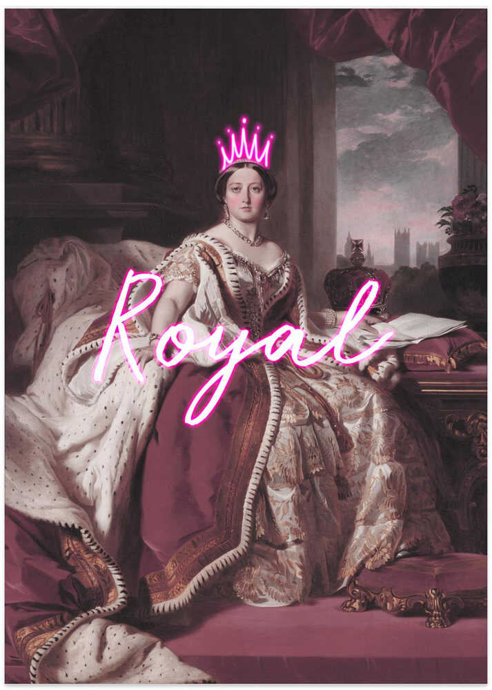 Queenvictorianeontext 2030 - Art Print by Talitha McQueen