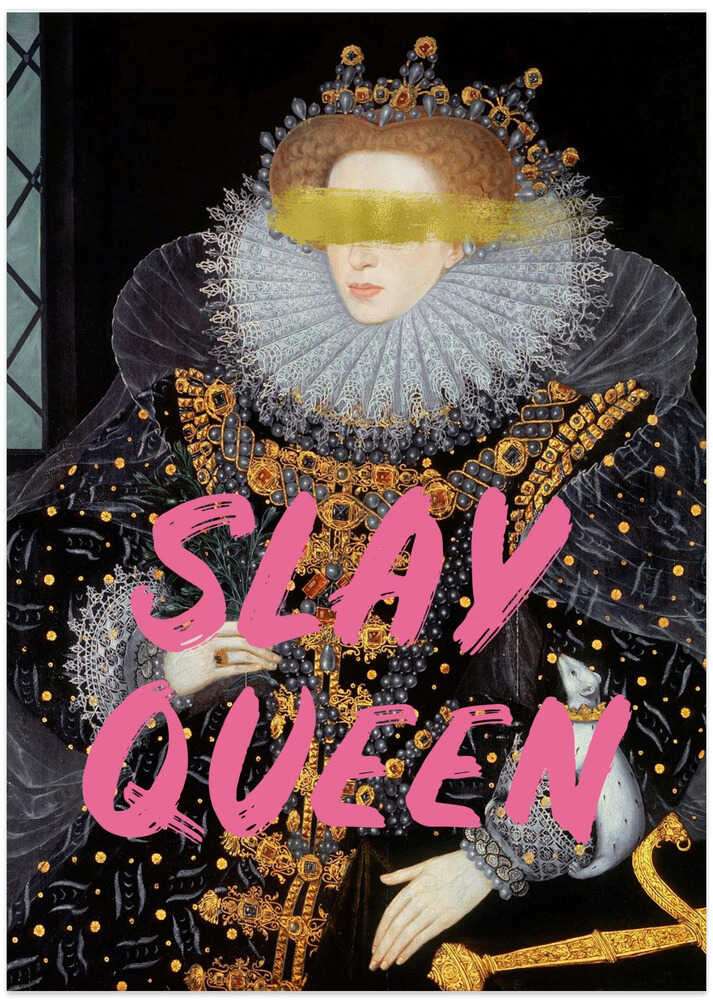 Slayqueen Ratioiso - Art Print by Talitha McQueen