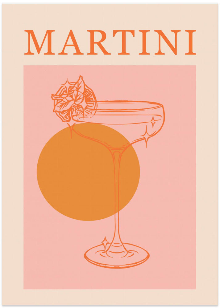 Martini Ratioiso - Art Print by Talitha McQueen