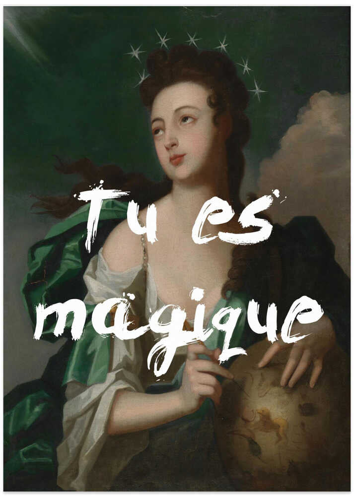 Tuesmagiquewhite Ratioiso - Art Print by Talitha McQueen