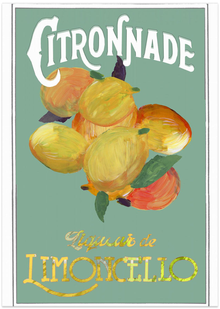 Citronnade Limoncello - Art Print by cartissi