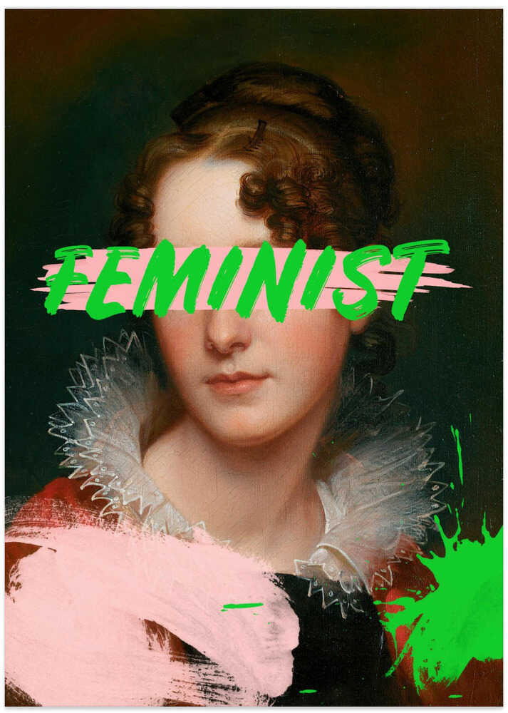 Feministportrait Ratioiso - Art Print by Talitha McQueen