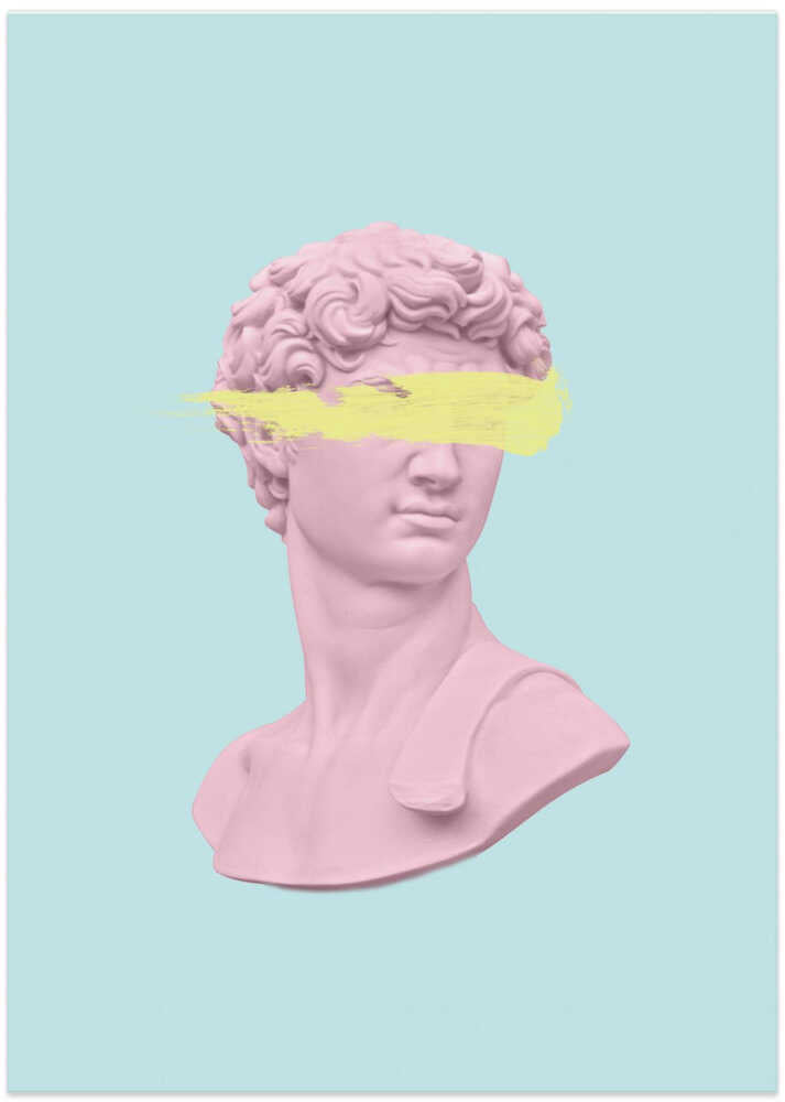 Davidbluepink Ratioiso - Art Print by Talitha McQueen