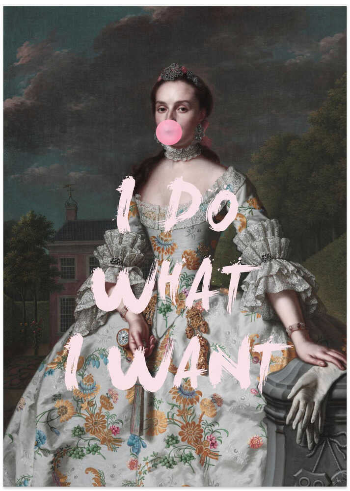 Whatiwant2 Ratioiso - Art Print by Talitha McQueen