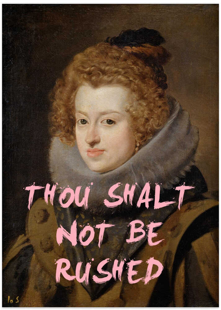 Shaltnotberushed Ratioiso - Art Print by Talitha McQueen