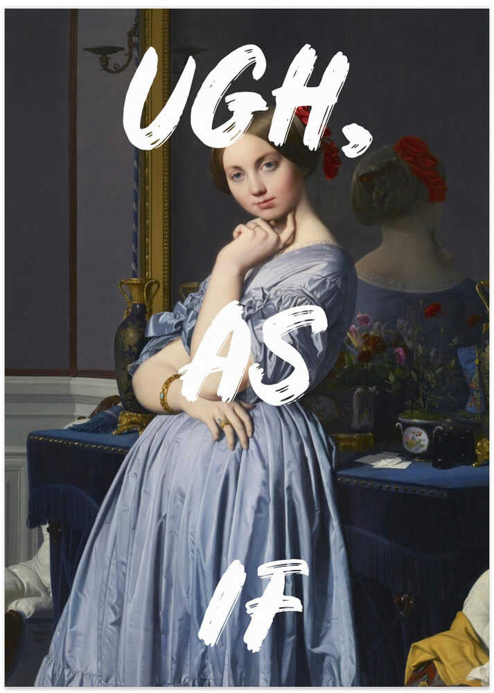 Ughasifwhite Ratioiso - Art Print by Talitha McQueen