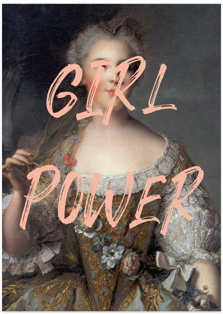 Girlpoweralteredart Ratioiso - Art Print by Talitha McQueen