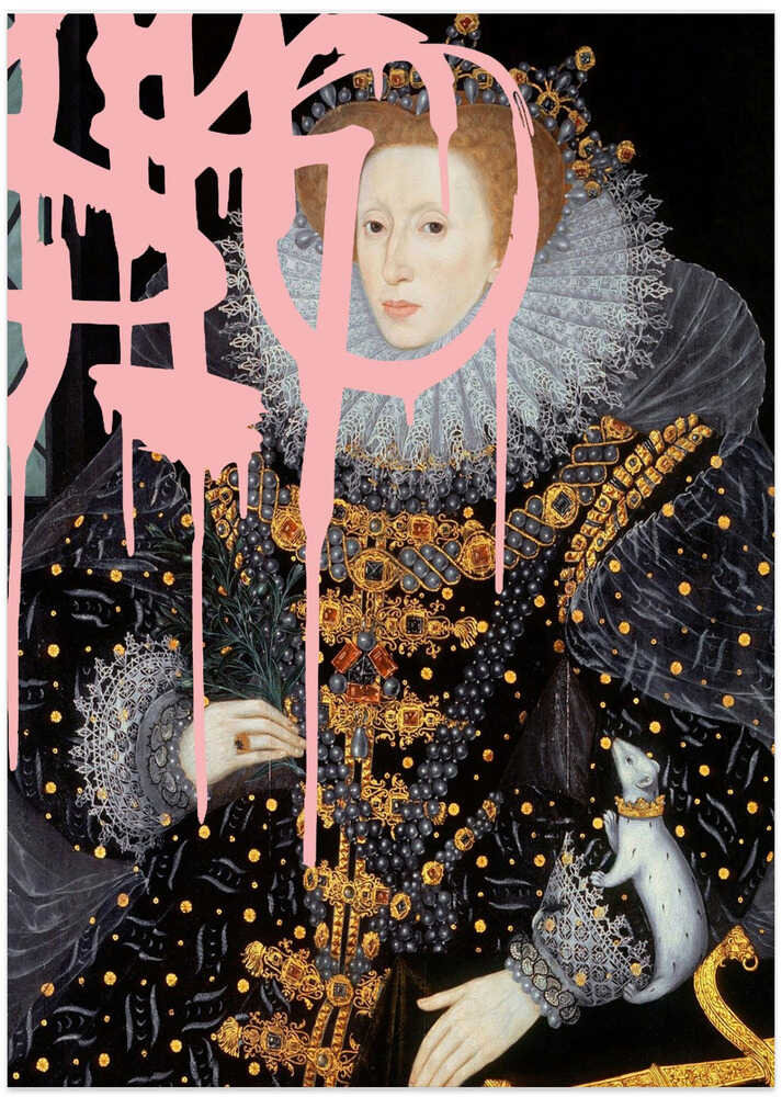 Elizabethpaintpink Ratio2x3 - Art Print by Talitha McQueen