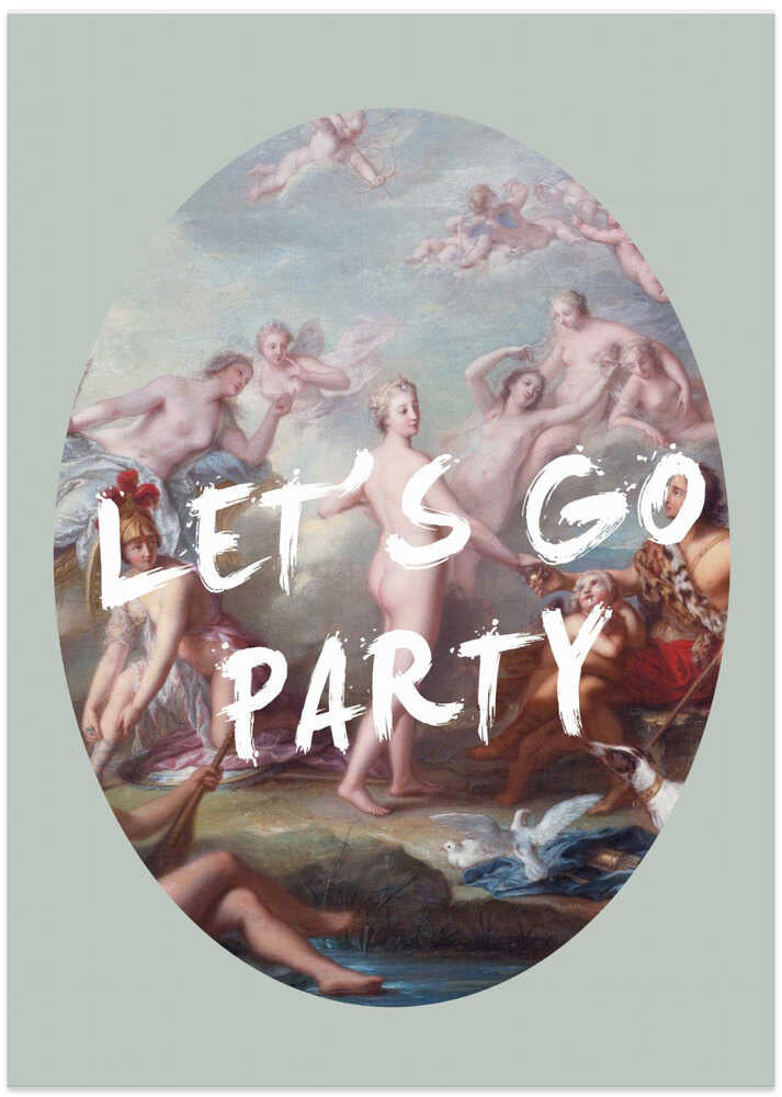 Letsgoparty3 Ratioiso - Art Print by Talitha McQueen