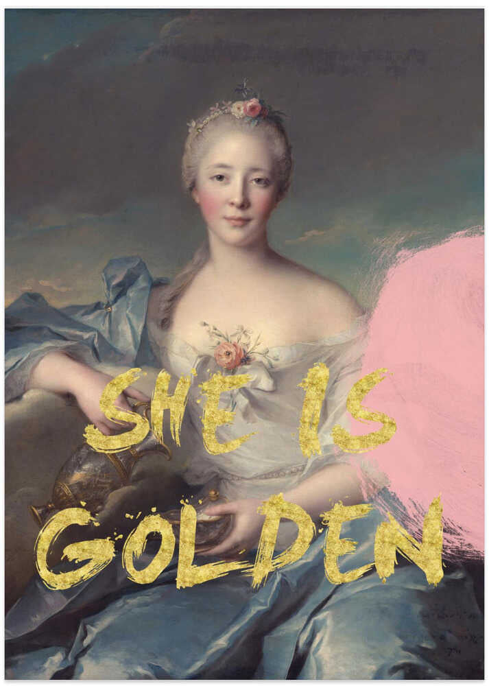 Sheisgolden Ratioiso - Art Print by Talitha McQueen