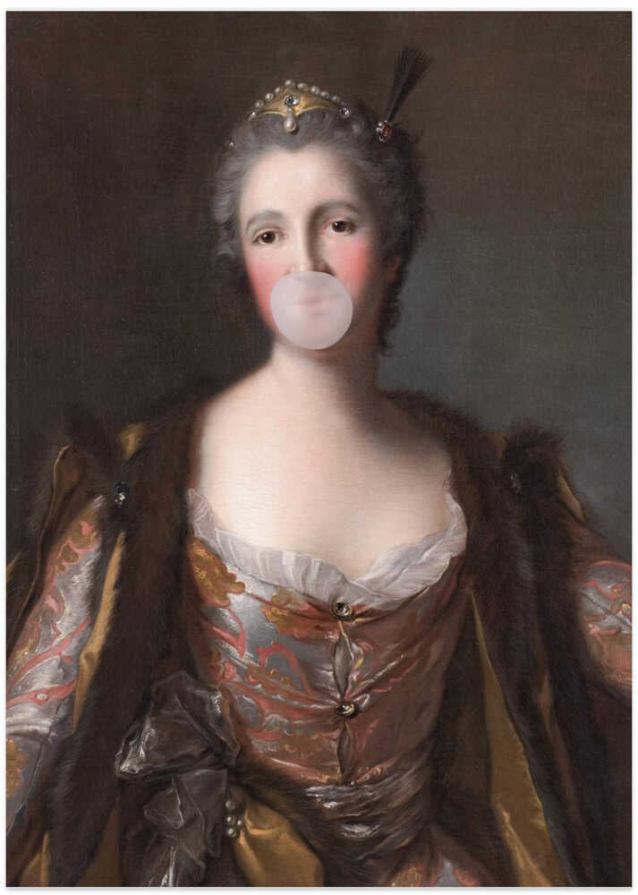 Bubblegumlady Ratio2x3 - Art Print by Talitha McQueen