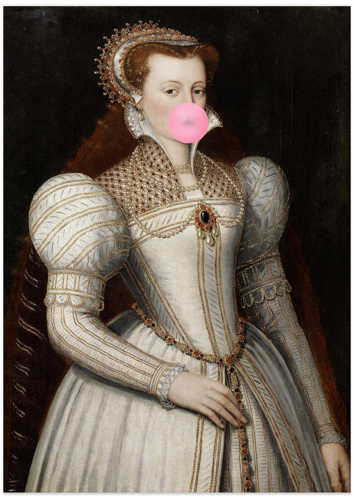 Ladybubblegum Ratioiso - Art Print by Talitha McQueen