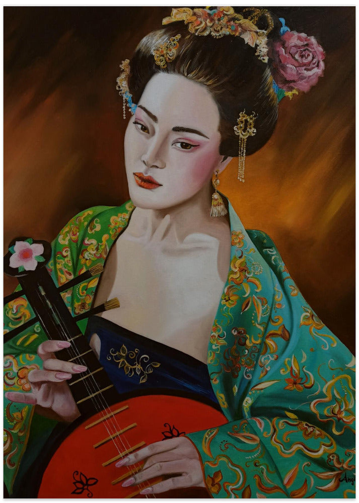 Geisha - Art Print by Anna Rita Angiolelli