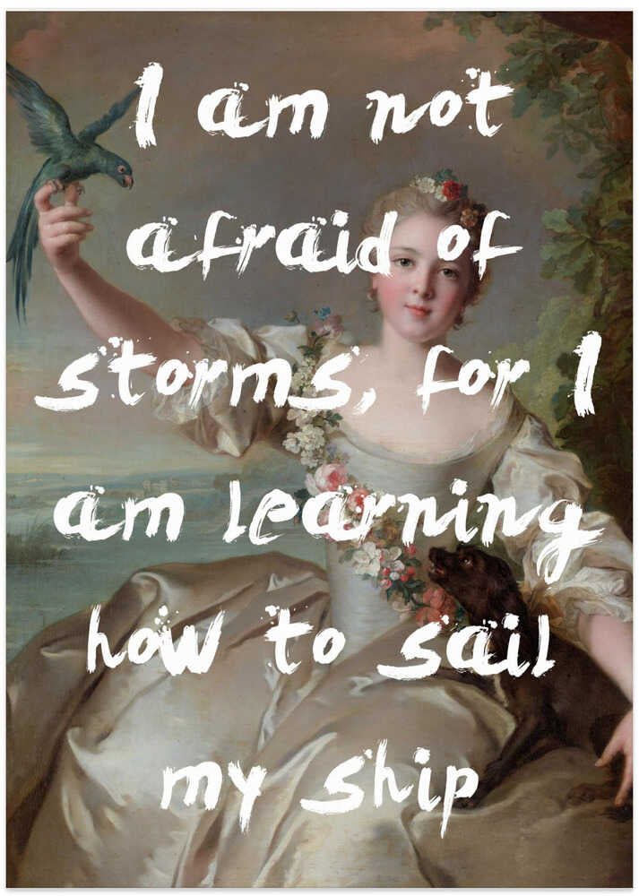 Sailmyship2 Ratioiso - Art Print by Talitha McQueen