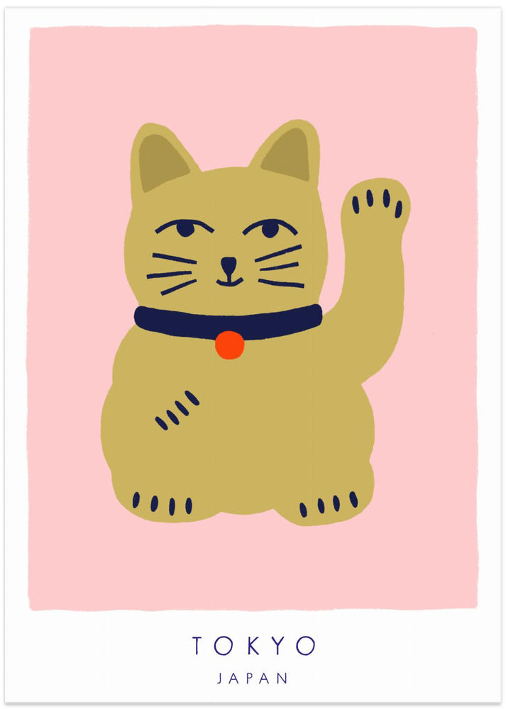 Maneki Neko – Lucky Cat - Art Print by Maren Gross