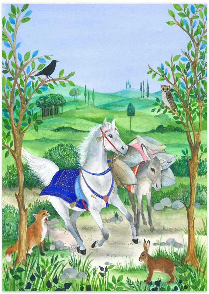 The Harmony Of Nature And Animal Life, - Art Print by Isabelle Brent