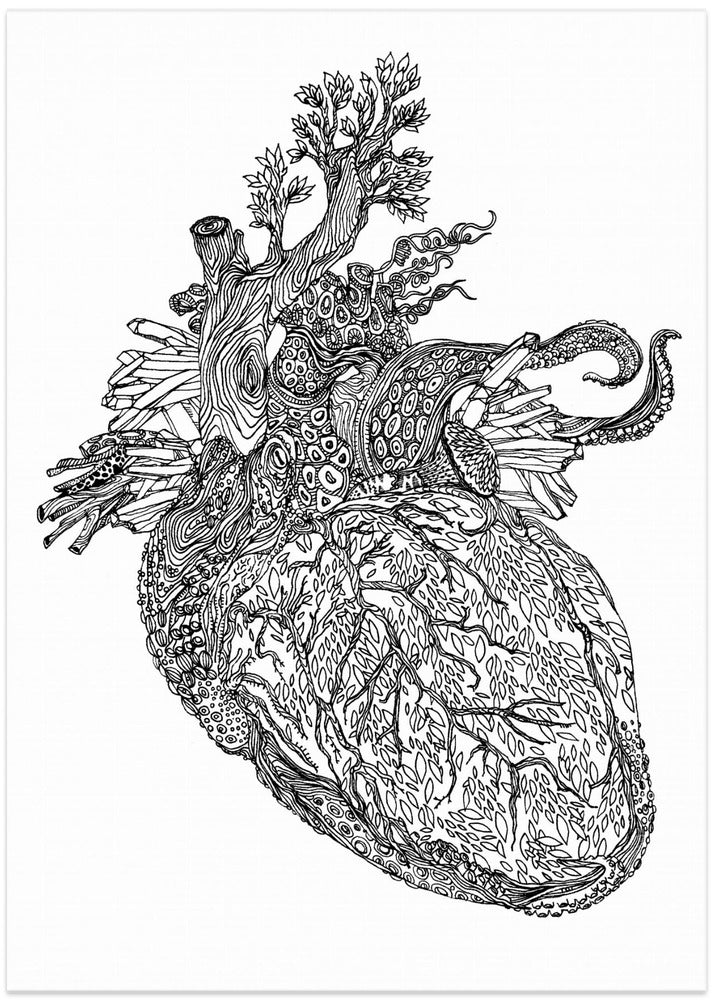 Heart of the Earth - Art Print by Nicole Bustamante