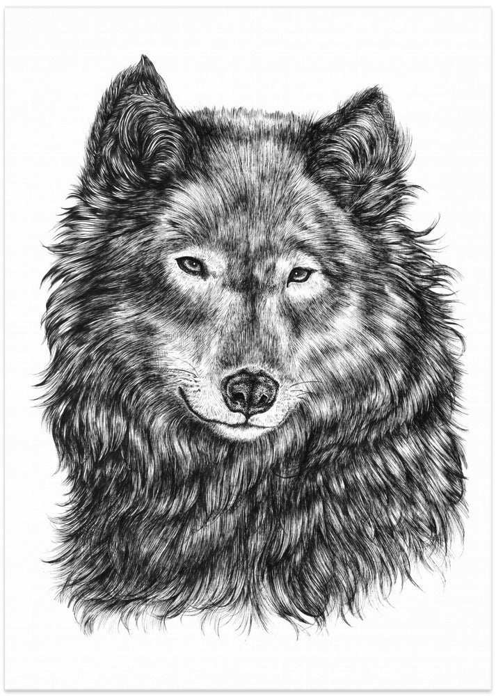 Wolf - Art Print by Nicole Bustamante