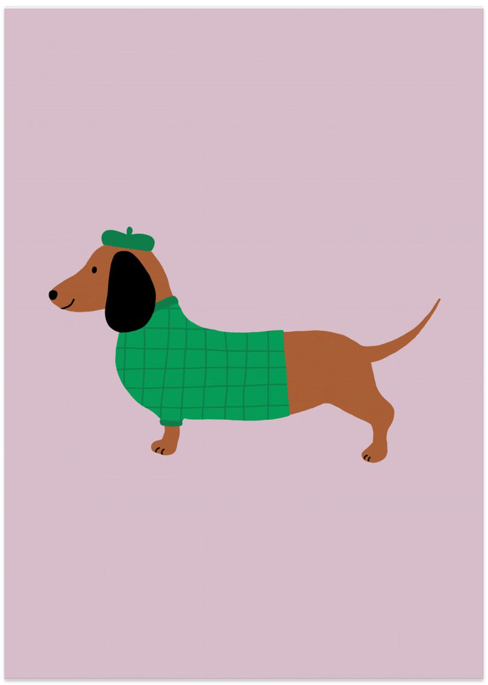 Dachshund - Art Print by Maren Gross