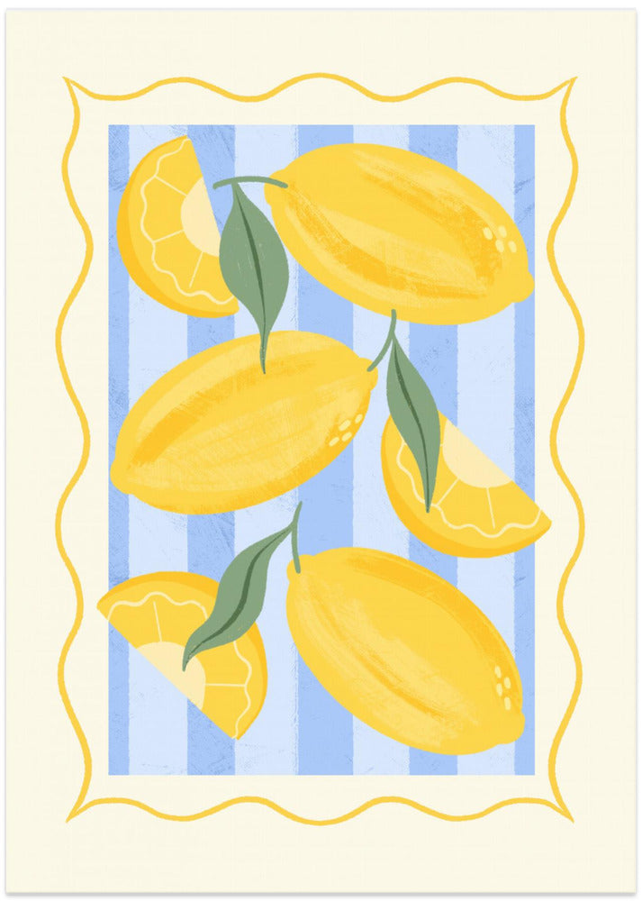 Lemons of Italy - Art Print by Melissa Donne