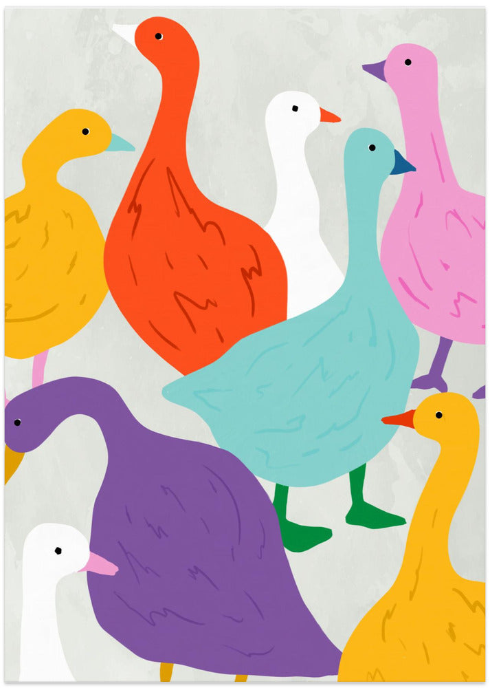 Duck Around & Find Out - Art Print by Uma Gokhale