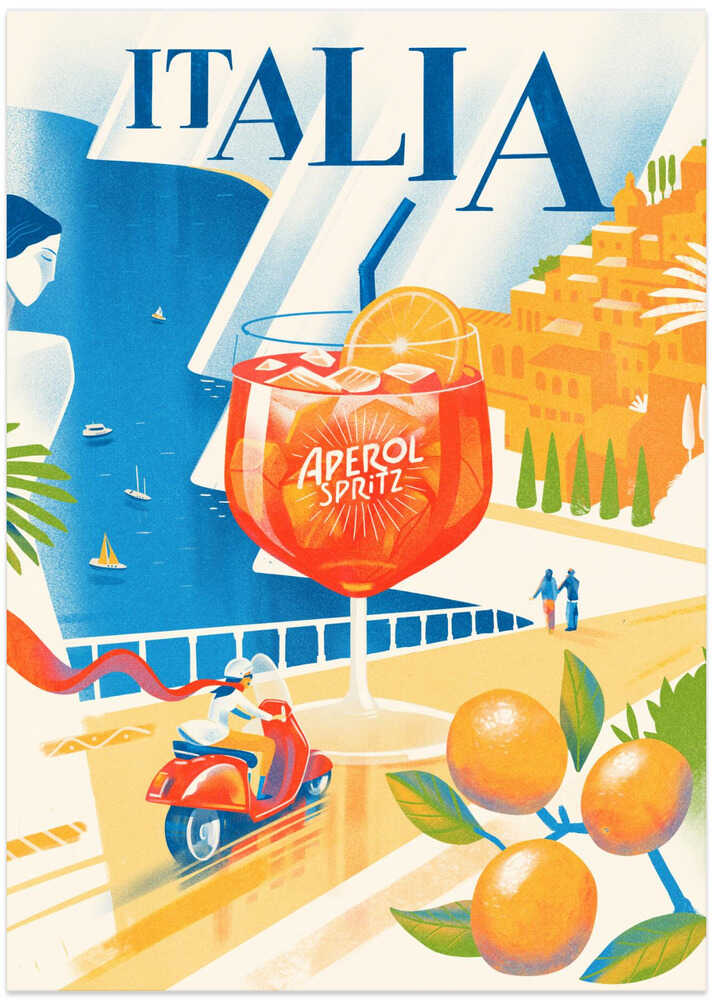 Italia - Travel Art Print by Mark Harrison
