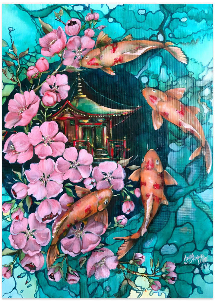 I'm here - Art Print by Anda Bieza