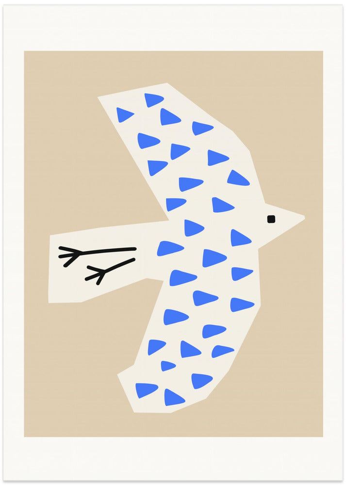 Bird Latte - Art Print by Silvia Visscher