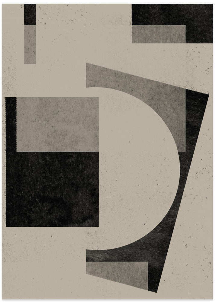 Geometric Whispers - Art Print by THE MIUUS STUDIO