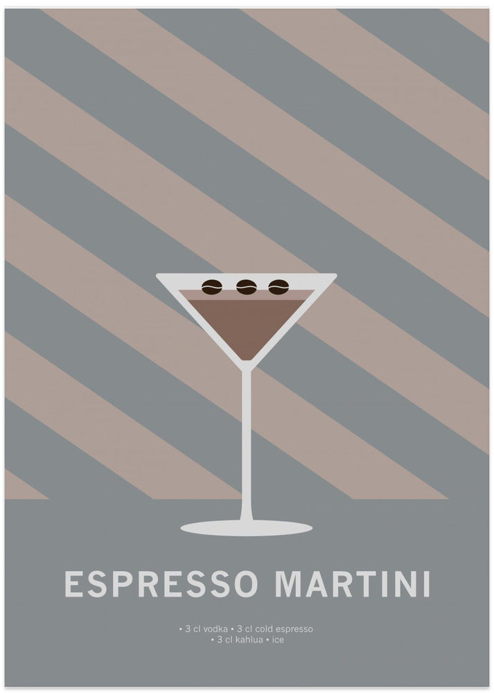 Drink Espresso Martini - Art Print by Paperago