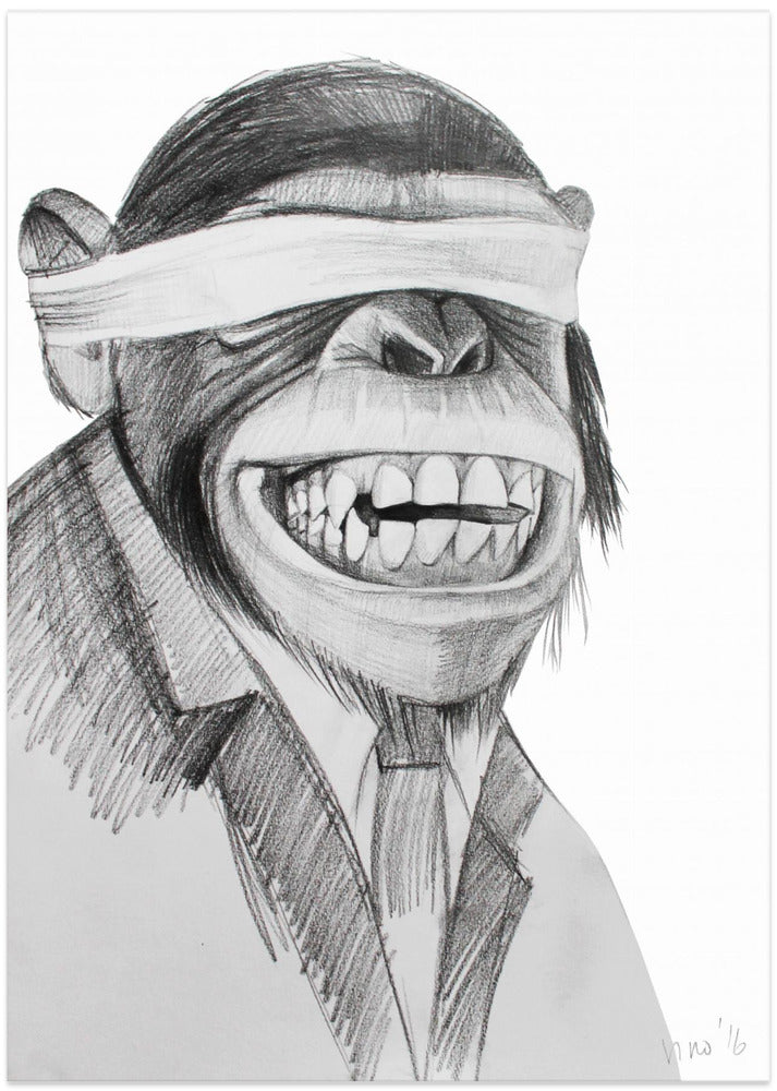 Blind Ambition - Art Print by Violeta Vollmer