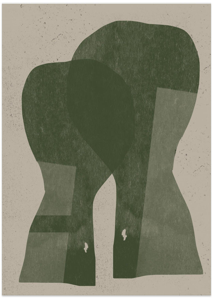 Muted Silhouettes - Art Print by THE MIUUS STUDIO