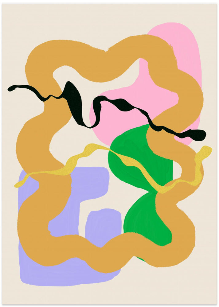 Colorful Whirl - Art Print by THE MIUUS STUDIO