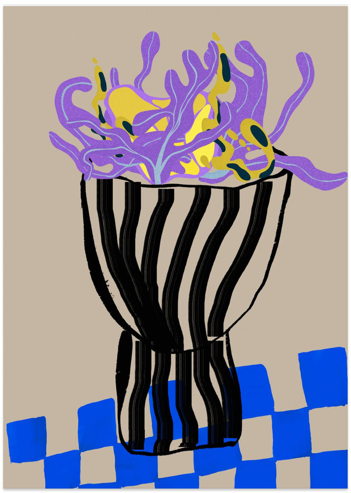 Whimsical Vase - Art Print by THE MIUUS STUDIO