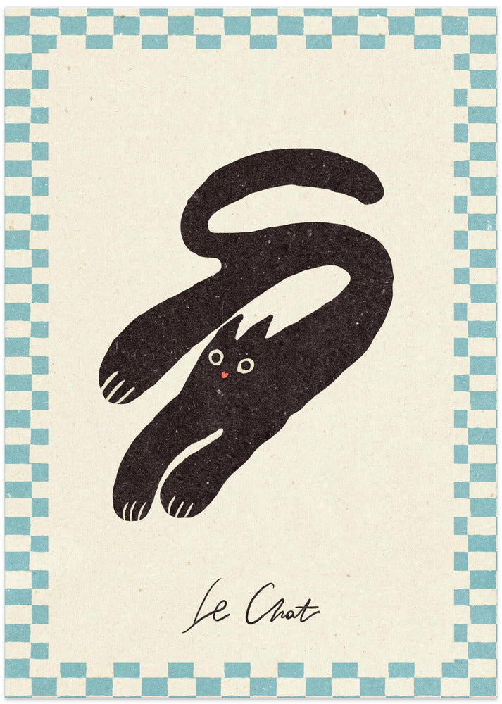 Le Chat - Art Print by NKTN
