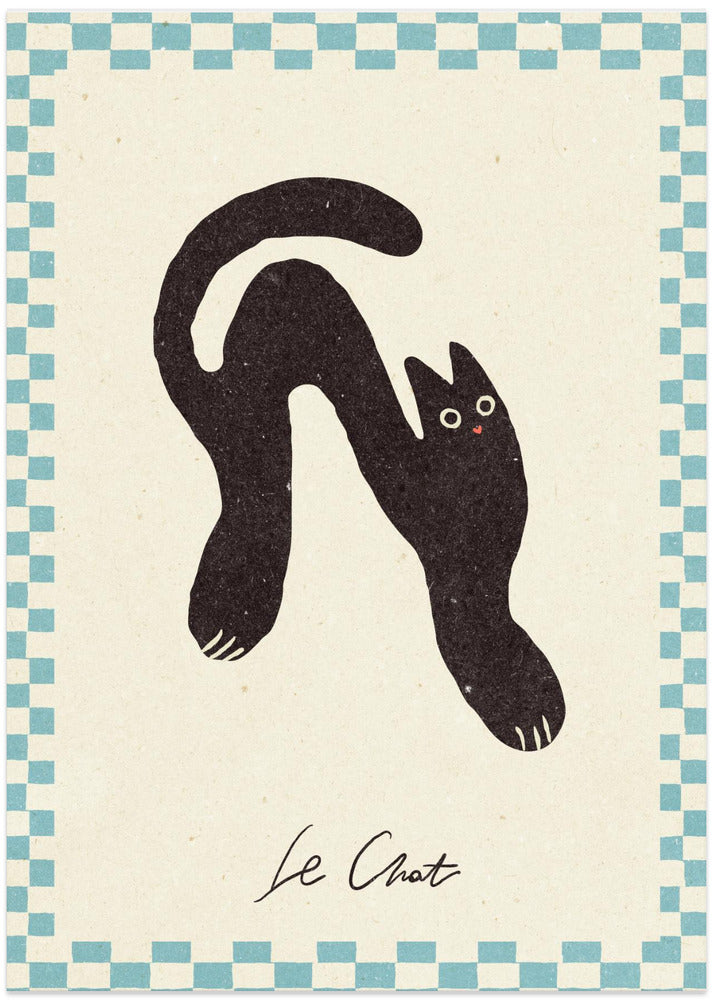 Le Chat - Art Print by NKTN