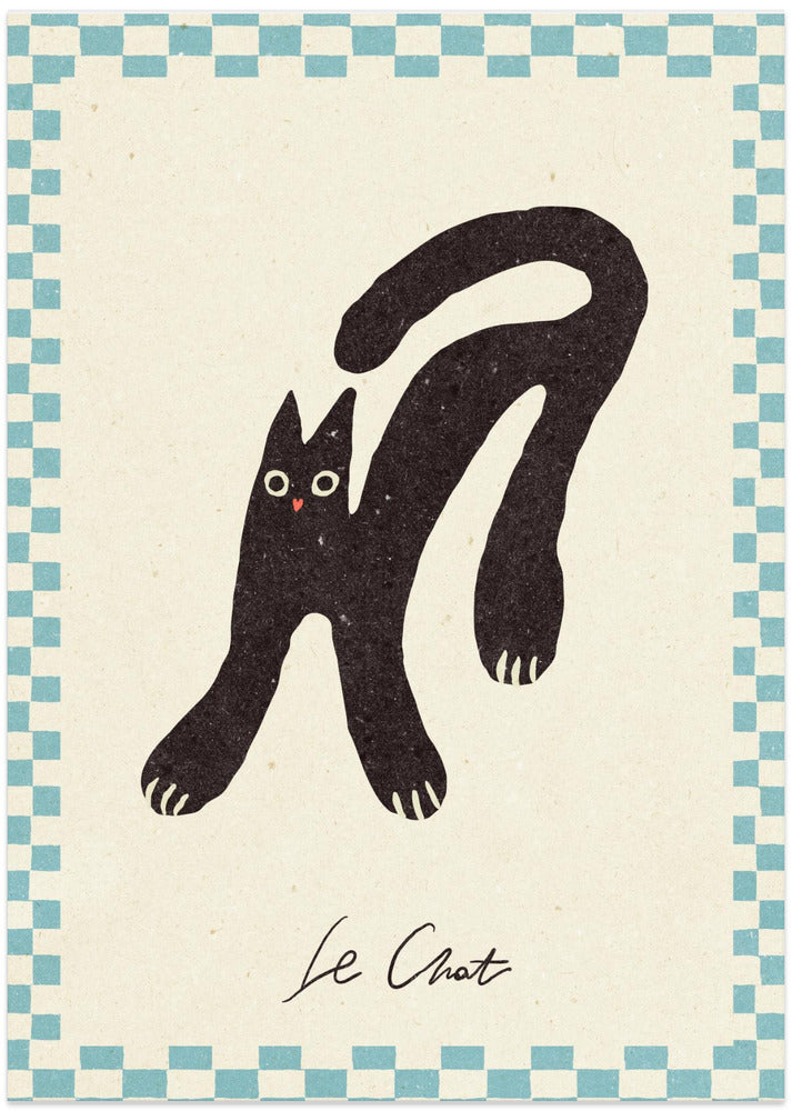 Le Chat - Art Print by NKTN
