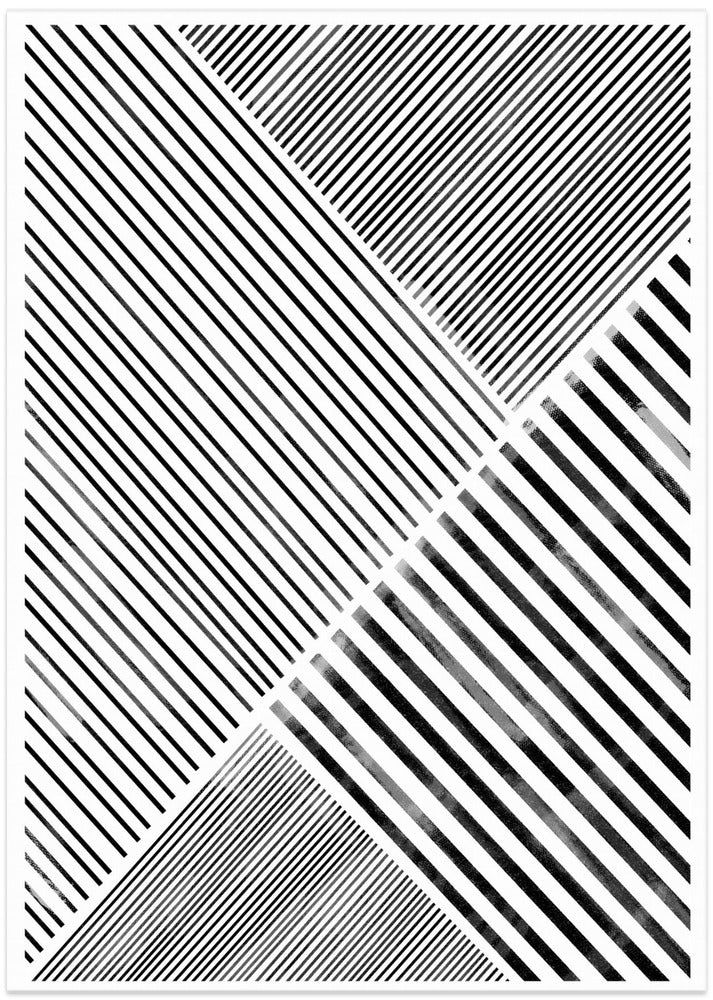 Diagonal Patterns - Art Print by THE MIUUS STUDIO