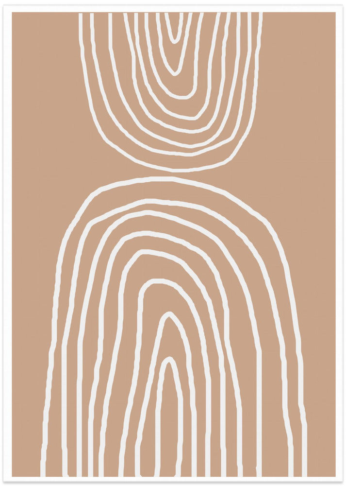 Earthy Layers Harmony - Art Print by THE MIUUS STUDIO