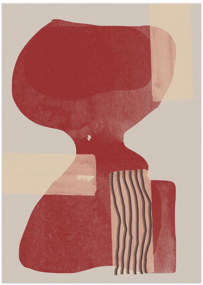 Crimson Harmony - Art Print by THE MIUUS STUDIO