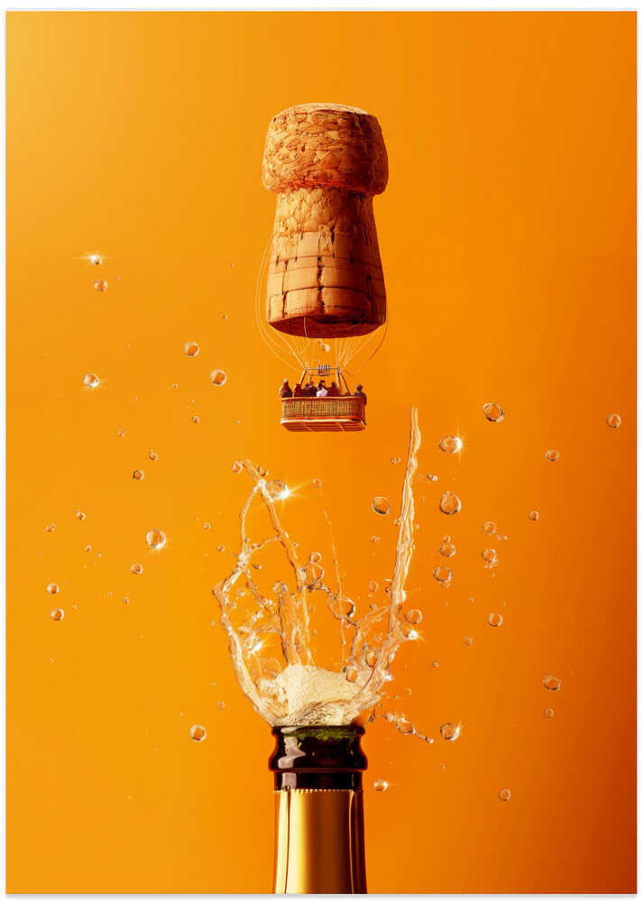 Light Prosecco - Art Print by Artem Pozdniakov