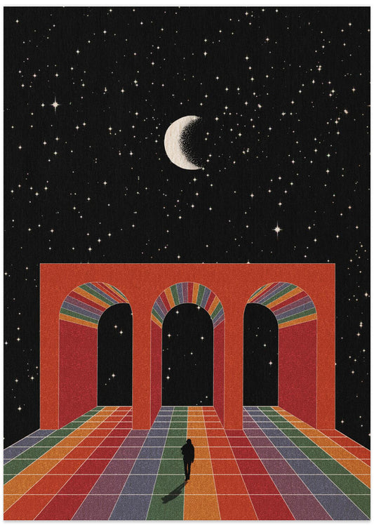 Triumphal Arch in Space - Art Print by Nibera