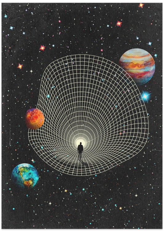 Abstract Space Portal - Art Print by Nibera