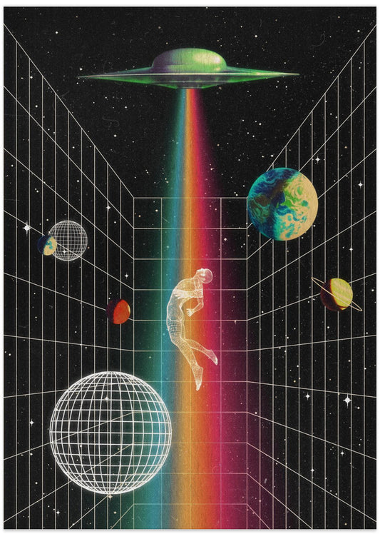 The Abduction of Cyberman - Art Print by Nibera