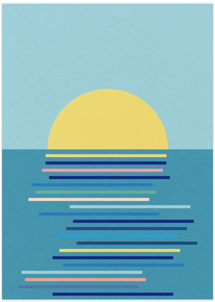 Sunrise In Ahrenshoop - Art Print by Rosi Feist