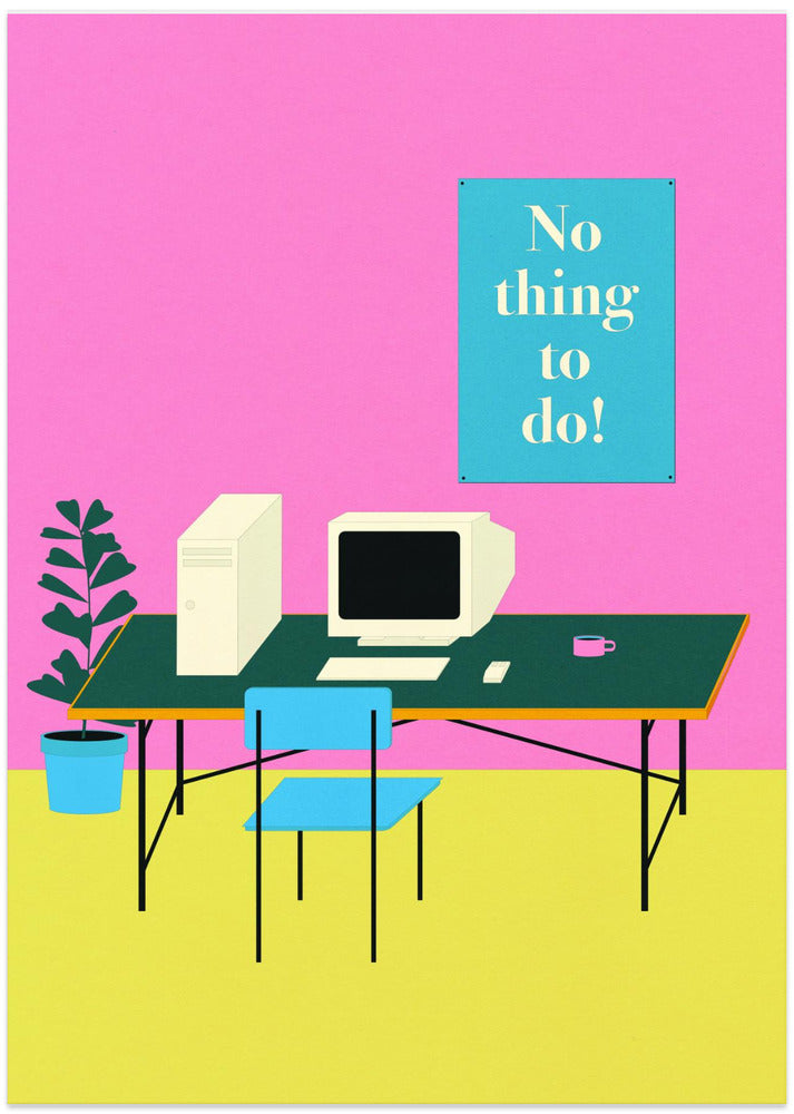 Nothing To Do - Art Print by Rosi Feist